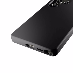 Puro Icon Mag silikona viedtālruņa apvalks ar MagSafe Samsung Galaxy S25 Ultra - melns