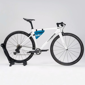 Rockbros G001 Flash Journey trīsstūrveida 0,8 l velosipēda rāmja soma – zila