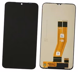 LCD screen Samsung A145 A14 4G 2023 ar touch screen Melns ORG