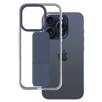 Amazing Thing Titan Pro turētāja apvalks 10FT IP156.7PTHBU Iphone 15 Pro Max tumši zila ar statīvu