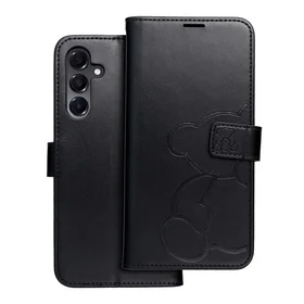 MEZZO grāmatas apvalks SAMSUNG A16 5G lācītis melns