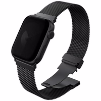 Siksniņa UNIQ Dante Pro priekš Apple Watch 42/41/40mm nerūsējošais tērauds grafīta melns