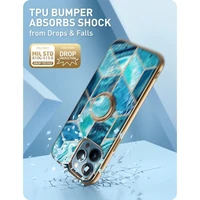 Supcase IBLSN Cosmo Snap apvalks iPhone 13 Pro - zils