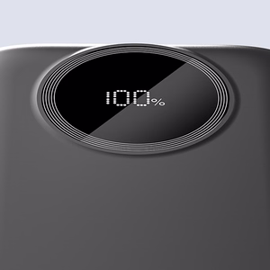 Dudao K13 10000mAh portatīvais lādētājs ar iebūvētu kabeli - melna