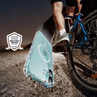 Uzaļš Classy Clear Magnetic Maciņš with MagSafe iPhone 16 Plus - Clear