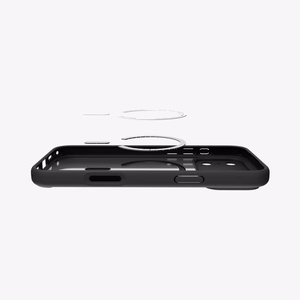 Чехол Spigen Ultra Hybrid MagSafe для iPhone 17 Pro - чёрно-оранжевый