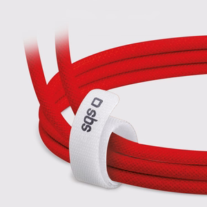 SBS TECABLETISSUETCCR USB-C - USB-C 1,5 m 60W pīts kabelis - sarkans