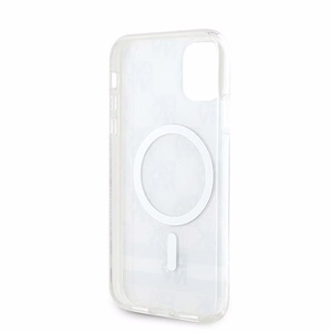 DKNY IML Checkered Mono Pattern & Printed Stripes MagSafe чехол для iPhone 11 / Xr - бежевый