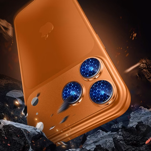 Tempered stikls Tel Protect 95% AR+AF Full Metal kameras aizsargs on camera for Iphone 17 Pro sudraba (camera island)