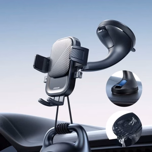 Auto turētājs Joyroom "JR-OK6" Melns (nav magnētisks / lipīgs paliktnis)