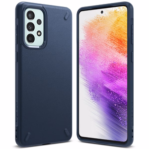 Ringke Onyx izturīgs apvalks Samsung Galaxy A73 tumši zils