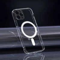 CLEAR MAG COVER magnētiskais viedtālruņa apvalks ar kameras aizsardzību, saderīgs ar MagSafe, paredzēts IPHONE 13 Pro Max, caurspīdīgs