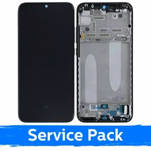 LCD displejs saderīgs ar Xiaomi Mi A3 ar rāmi / Kind of Gray / (Service Pack)