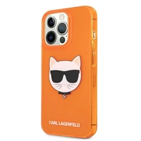 KARL LAGERFELD KLHCP13LCHTRO IPHONE 13 PRO / 13 6.1 "oranžs / oranžs maciņš GLITTER CHOUPETTE FLUO