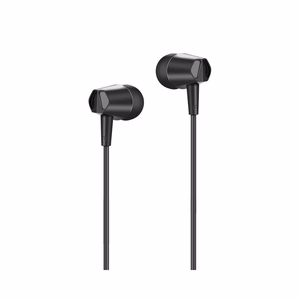 HOCO vadu austiņas 3,5 mm ar mikrofonu M34 - melnas