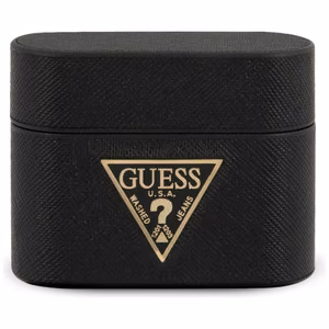 Guess Saffiano AirPods Pro maciņš melns