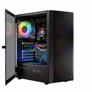 Logic ARAMIS ARGB MINIDI USB 3.0 datora korpuss, melns