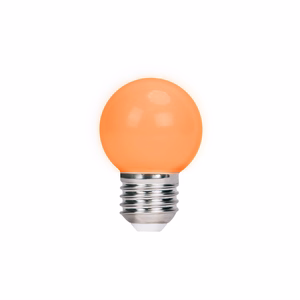 Forever Light LED spuldze E27 G45 2W 230V oranža 5 gab.