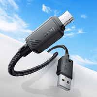 Kabelis USB A uz Micro USB Hoco 2,4A 1 m X113 melns
