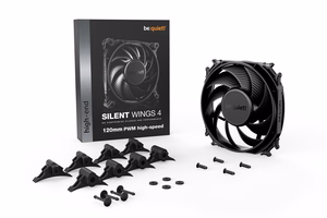 be quiet! SILENT WINGS 4 | 120mm PWM lielas ātruma korpusa ventilators 12 cm melns 1 gab.