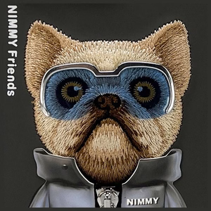 NIMMY viedtālruņa apvalks COOL&CUTE 2.0 Suns priekš IPHONE 15 Pro melns