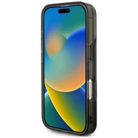 Karl Lagerfeld Liquid Glitter Choupette Logo macins iPhone 16 Pro Max - melns