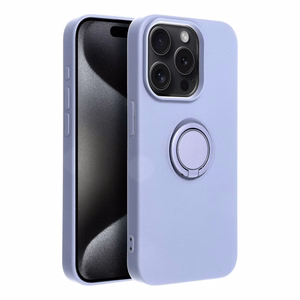 SILIKONA GREDZENS viedtālruņa apvalks IPHONE 15 Pro violets
