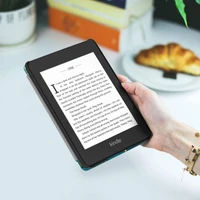 Tech-Protect SmartCase viedtālruņa apvalks Kindle Paperwhite V / 5 / Signature Edition - zils ar sakuras ziediem