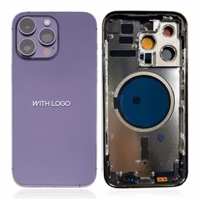 Aizmugurējais vāciņš Saderīgs ar iPhone 14 Pro Max full housing / Deep Violets / OEM