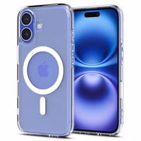 Spigen Ultra Hybrid "T" Magnētiskais iPhone 16 viedtālruņa apvalks - Balts