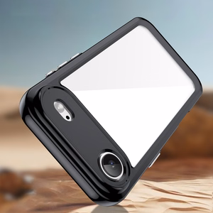 Outer Space viedtālruņa apvalks iPhone 17 Air - melns caurspīdīgs