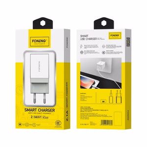 Lādētājs Foneng K210 2.1A USB-A balts
