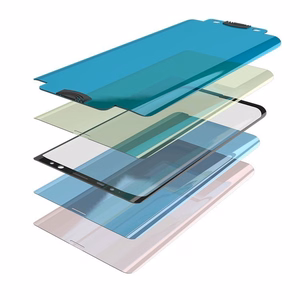 3D Mala Nano Flexi stikls hibrīds pilns aizsargstikls ar rāmi Samsung Galaxy S21+ 5G (S21 Plus 5G) melns