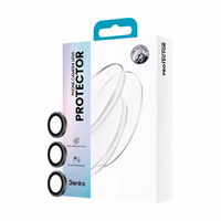 Benks rūdīta stikla stikls Warrior Lens Protector kameras aizsargstikls priekš Samsung Galaxy S26/S26 Plus (lēca 3 gab.) melns