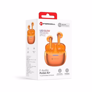 Forcell F-Audio Pulse Air ENC TWS bezvadu austiņas – zelta