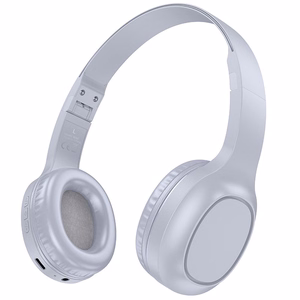 HOCO bezvadu austiņas Bluetooth W46 - gaiši zilas