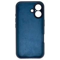 Silikona lite viedtālruņa apvalks Iphone 16 tumši zils