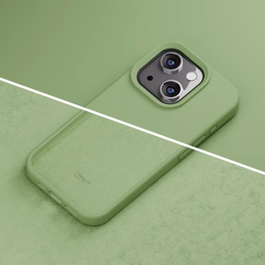 Etteri silikona viedtālruņa apvalks iPhone 15 6,1" gaiši zaļš