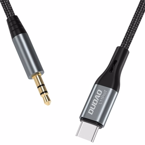 Audio cable Dudao L11ProT USB-C to 3.5mm 1.0m black