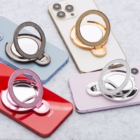 Viedtālruņa statīvs Circle MIRROR - uzlīmējams - rozā