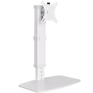 Single-Monitor 17"-32" Desk Statīvs, Balts