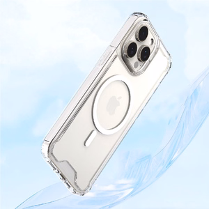 Caurspīdīgs stūra apvalks MagSafe iPhone 16 Plus - caurspīdīgs