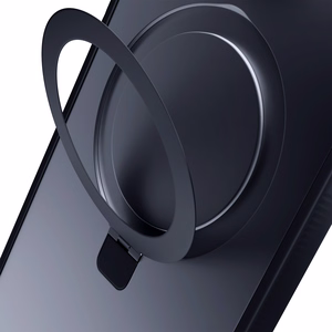 3mk Smoke viedtālruņa apvalks Mag&Stand Apple iPhone 15 plus - melns