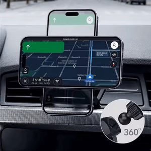 Blavec Automašīnas turētājs BH-14 magnētisks Magsafe uz gaisa restēm (BH14-MAVB) melns