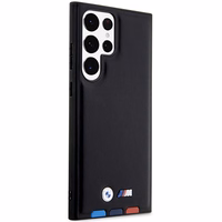 BMW BMHCS23L22PTDK S23 Ultra S918 melns/melns ādas apvalks Trīskrāsu