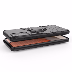 Ring Armor viedtālruņa apvalks ar statīvu Samsung Galaxy A72 4G zils