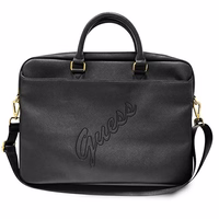 Guess Saffiano Script soma klēpjdatoram 16 collu - melna