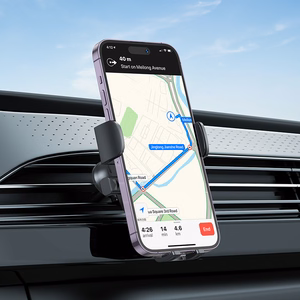Borofone Auto telefonu turētājs BH92 Grand pie gaisa ventilācijas melns