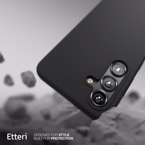 Etteri Silikona Mag maciņš for Samsung Galaxy S25 Plus melns