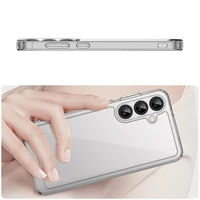 Kosmosa viedtālruņa apvalks Samsung Galaxy A36 ar elastīgu rāmi - caurspīdīgs